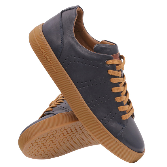 Obuwie męskie półbuty sneakers skórzane