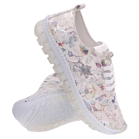 Obuwie damskie sportowe wygodne półbuty z elastyczną podeszwą